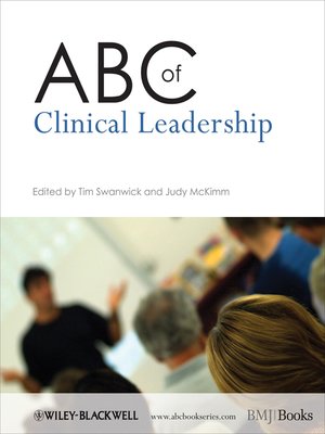 cover image of ABC of Clinical Leadership